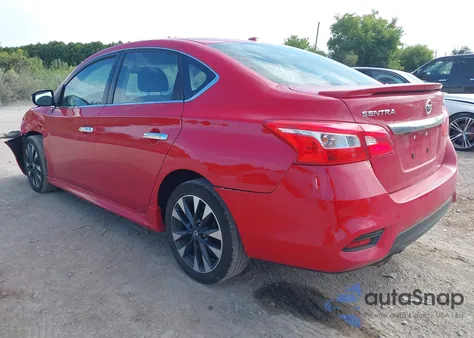2018 Nissan Sentra Sr Turbo z USA, uszkodzony, nr VIN 3N1CB7APXJY207162